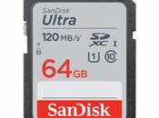 SanDisk Ultra 64 GB SDXC 120MB/s Class 10 SD-kaart