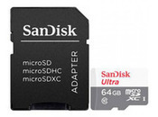 SanDisk 64 GB Micro-SDXC Class 10 Micro-SD-kaart + SD-adapter