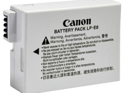 Canon LP-E8 accu