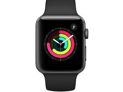 Apple Watch Series 3 42mm Space Gray (Black Sport Band)