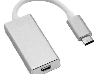 Mini-displayport-naar-USB-C adapter