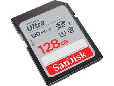 SanDisk Ultra 128 GB SDXC 120MB/s Class 10 SD-kaart