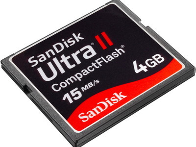 SanDisk CompactFlash Ultra 4GB 15MB/s (CF-kaart)