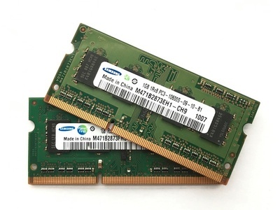 Samsung 2x 1GB 1Rx8 PC3 - 10600S RAM-geheugen