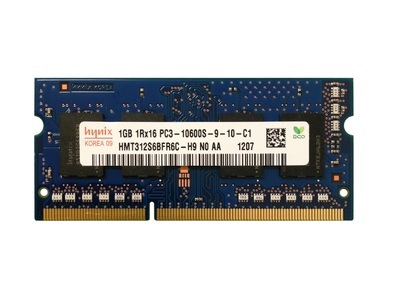 Hynix 1x 1GB 1Rx16 PC3 - 10600S RAM-geheugen
