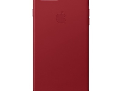 Apple iPhone 8 Plus/7 Plus Leather Case (Product) Red
