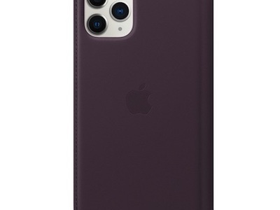 Apple iPhone 11 Pro Leather Folio Aubergine