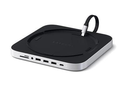 Satechi Aluminum Mac Mini Stand Hub Silver