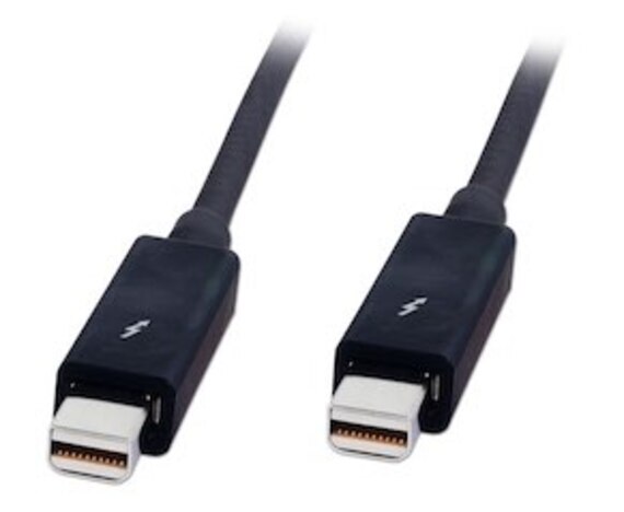Thunderbolt-kabel (1m) zwart