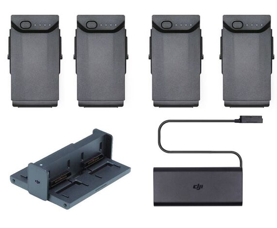 4-pack DJI Mavic Air Intelligent Flight Battery + Charger