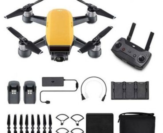 DJI Spark Sunrise Yellow - Fly More Combo