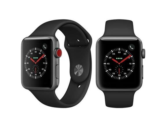 Apple Watch Series 3 42mm Space Gray (Black Sport Band)