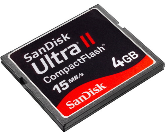 SanDisk CompactFlash Ultra 4GB 15MB/s (CF-kaart)