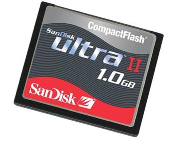 SanDisk CompactFlash Ultra 1GB (CF-kaart)