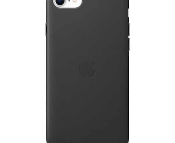 Apple iPhone SE/8/7 Leather Case Black