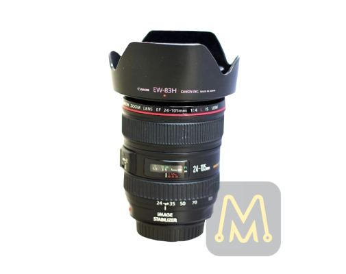 Canon EF 24-105mm f/4 L IS USM + EW-83H zonnekap