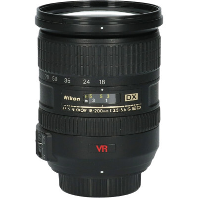 Nikon AF-S 18-200mm f/3.5-5.6 G VR DX ED + Zonnekap HB-35