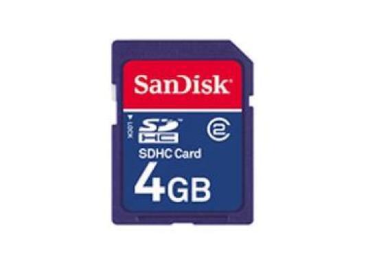 SanDisk 4 GB SDHC Class 2 SD-kaart