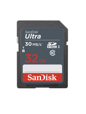 SanDisk Ultra 32 GB SDHC 30MB/s Class 10 SD-kaart