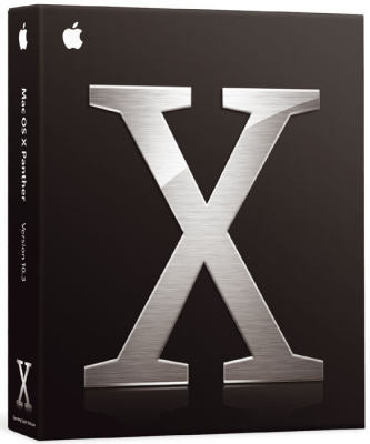 Mac OS X 10.3 Panther Installatiebox