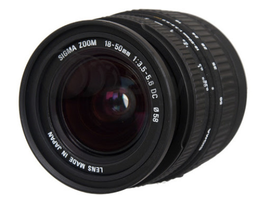Sigma 18-50mm f/3.5-5.6 DC (voor Canon)