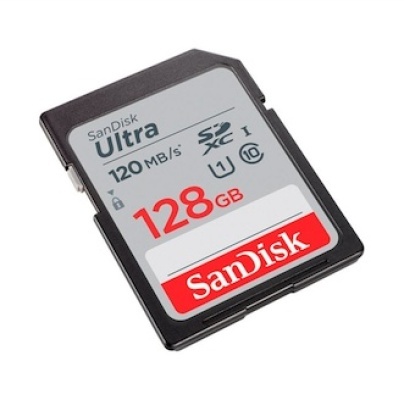 SanDisk Ultra 128 GB SDXC 120MB/s Class 10 SD-kaart