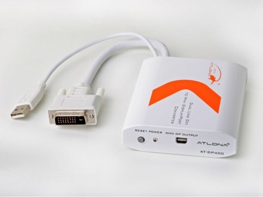 Atlona AT-DP400 Dual Link DVI to Mini DisplayPort Converter