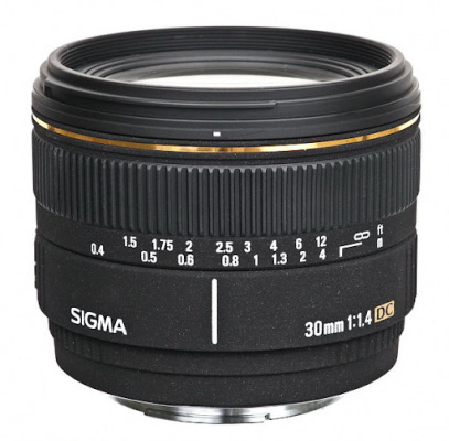 Sigma 30mm f/1.4 EX DC HSM (voor Canon)