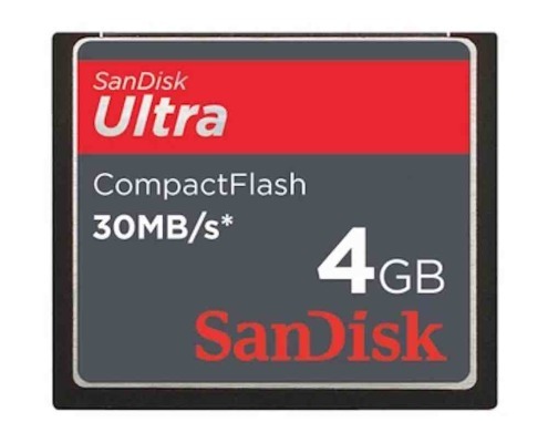 SanDisk CompactFlash Ultra 4GB 30MB/s (CF-kaart)