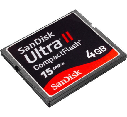 SanDisk CompactFlash Ultra 4GB 15MB/s (CF-kaart)