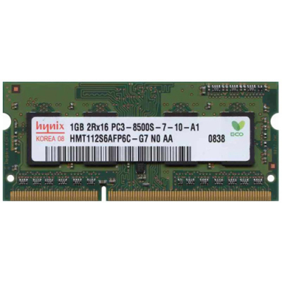 Hynix 1x 1GB 2Rx16 PC3 - 8500S RAM-geheugen