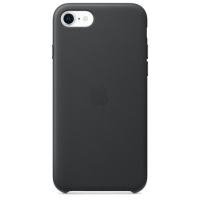 Apple iPhone SE/8/7 Leather Case Black