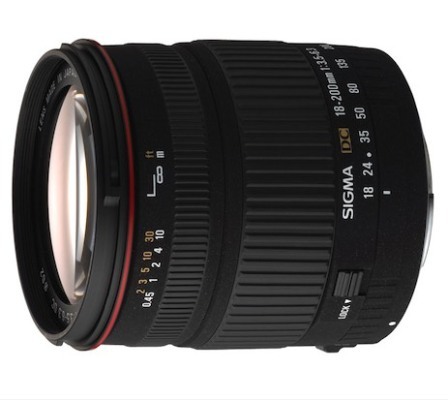 Sigma 18-200mm f/3.5-6.3 DC (voor Canon)
