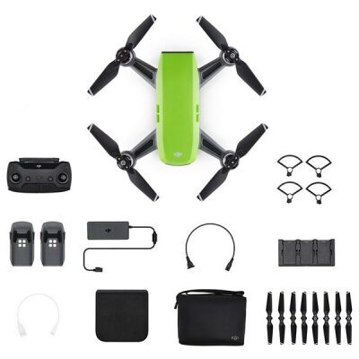 DJI Spark Meadow Green - Fly More Combo